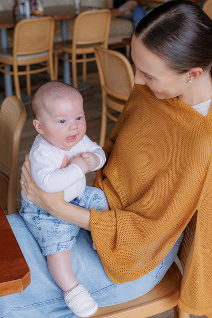 Butterscotch Cowrie | 7 in 1 Breastfeeding Cover