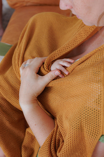 Butterscotch Cowrie | 7 in 1 Breastfeeding Cover